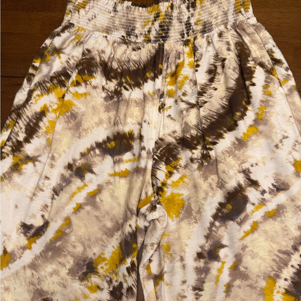 Vera Wang Tie-Dye Wide-Leg capri Pants